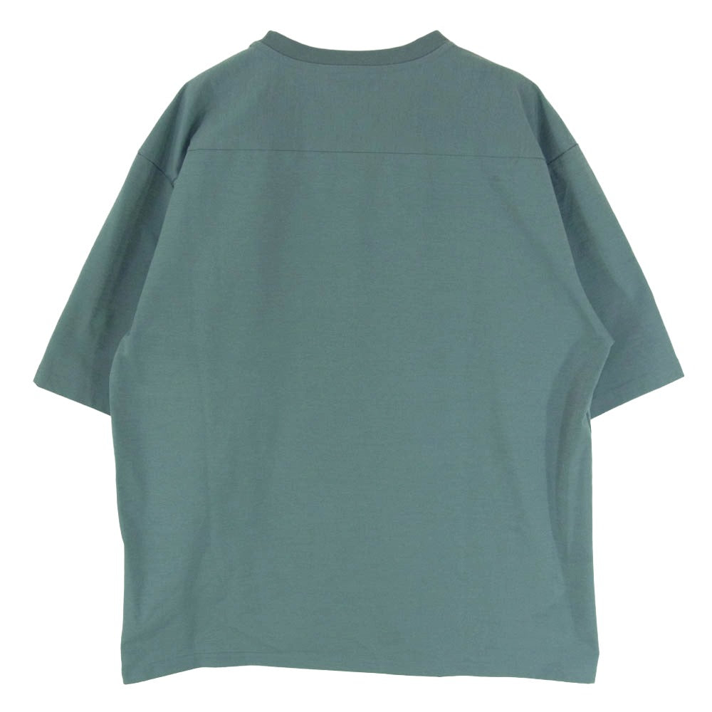 THE NORTH FACE ノースフェイス NT12268 S/S Airy Pocket Tee ショートスリーブエアリーポケットティー 半袖 Tシャツ ターコイズ系 L【中古】