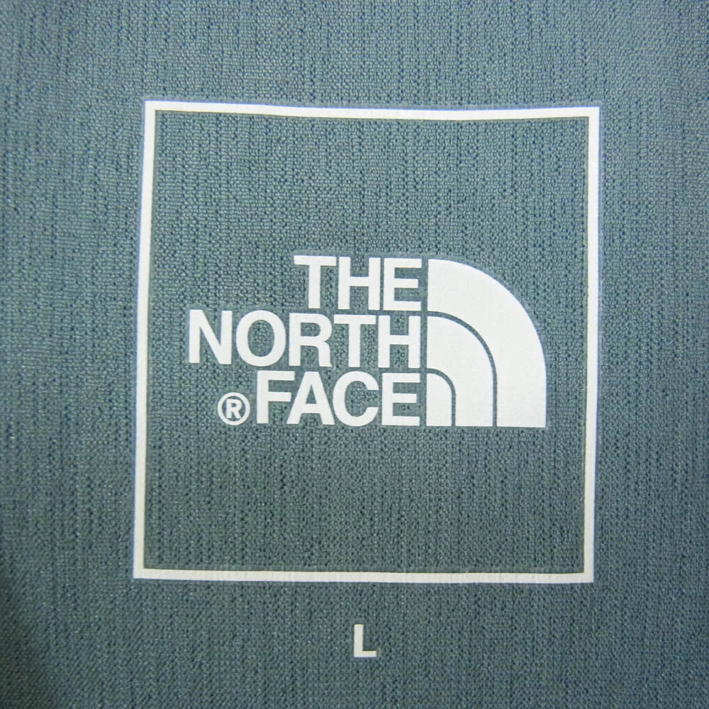 THE NORTH FACE ノースフェイス NT12268 S/S Airy Pocket Tee ショートスリーブエアリーポケットティー 半袖 Tシャツ ターコイズ系 L【中古】