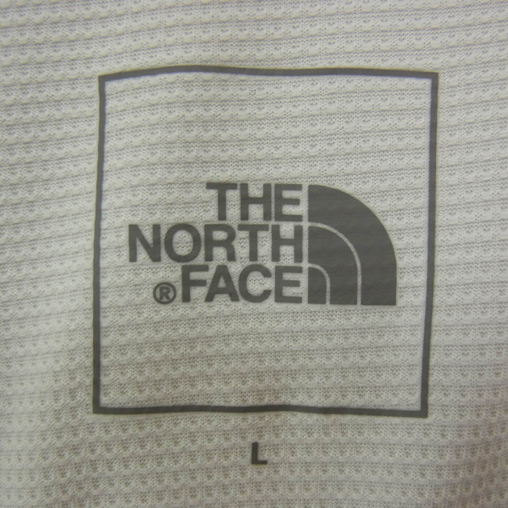 THE NORTH FACE ノースフェイス NT12203 L/S FLASHDRY 3D Crew ロングスリーブ フラッシュ ドライ スリーディークルー 長袖 カットソー ホワイト系 L【中古】