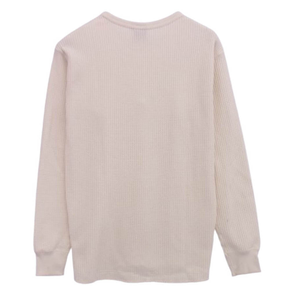THE NORTH FACE ノースフェイス NT62032 L/S Warm Waffle Crew ロングスリーブウォームワッフルクルー 長袖 サーマル カットソー オフホワイト系 L【中古】