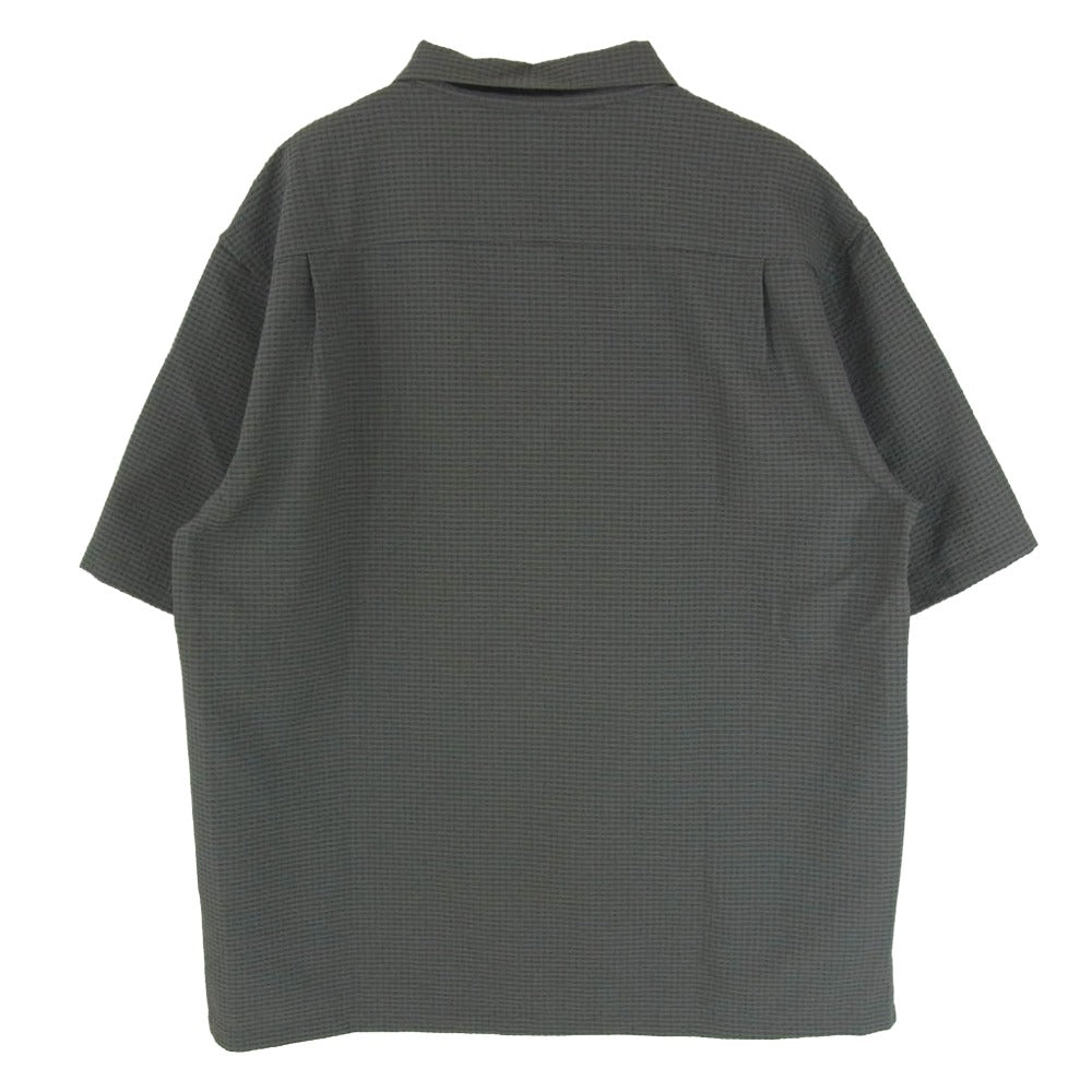 THE NORTH FACE ノースフェイス NR22160 S/S Seersucker Vent Mesh Shirt ショートスリーブシアサッカーベントメッシュシャツ グレー系 L【美品】【中古】