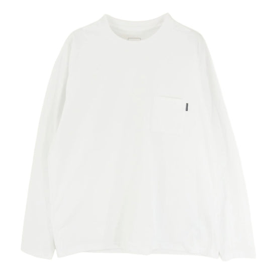 THE NORTH FACE ノースフェイス NT62345 L/S AIRY RELAX TEE ロングスリーブエアリーリラックスティー 長袖 ホワイト系 L【中古】