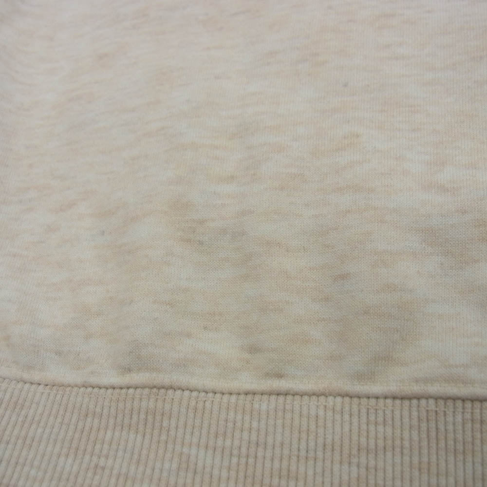 THE NORTH FACE ノースフェイス NT82392 Recycled Polyester Pile Knit Recycled Polyester Pile Knit ロゴ プリント クルーネック スウェット ホワイト系 L【中古】