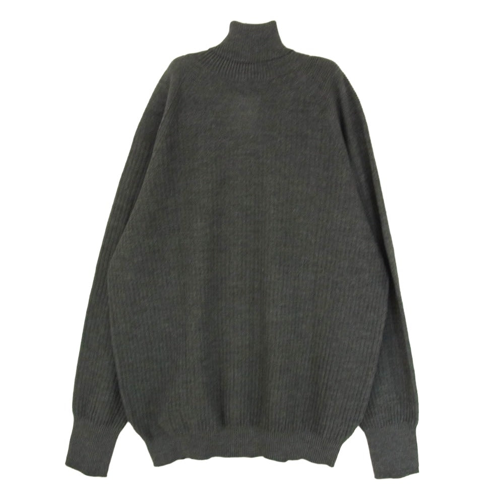 THE NORTH FACE ノースフェイス NT92201 Globefit High Neck グローブ フィット ハイネック ニット セーター グレー系 L【中古】