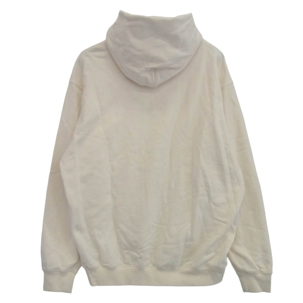 THE NORTH FACE ノースフェイス NT62360 Rock Steady Hoodie ロックステディフーディ 袖 ボックスロゴ 刺繍 スウェット パーカー ホワイト系 L【中古】