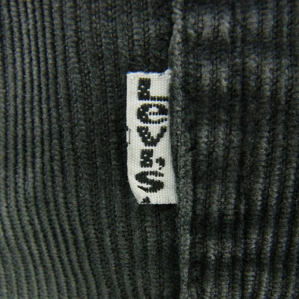 Levi's リーバイス USA製 80s ボタン裏刻印206 519 コーデュロイ パンツ グレー グレー系 W-32 L-30【中古】