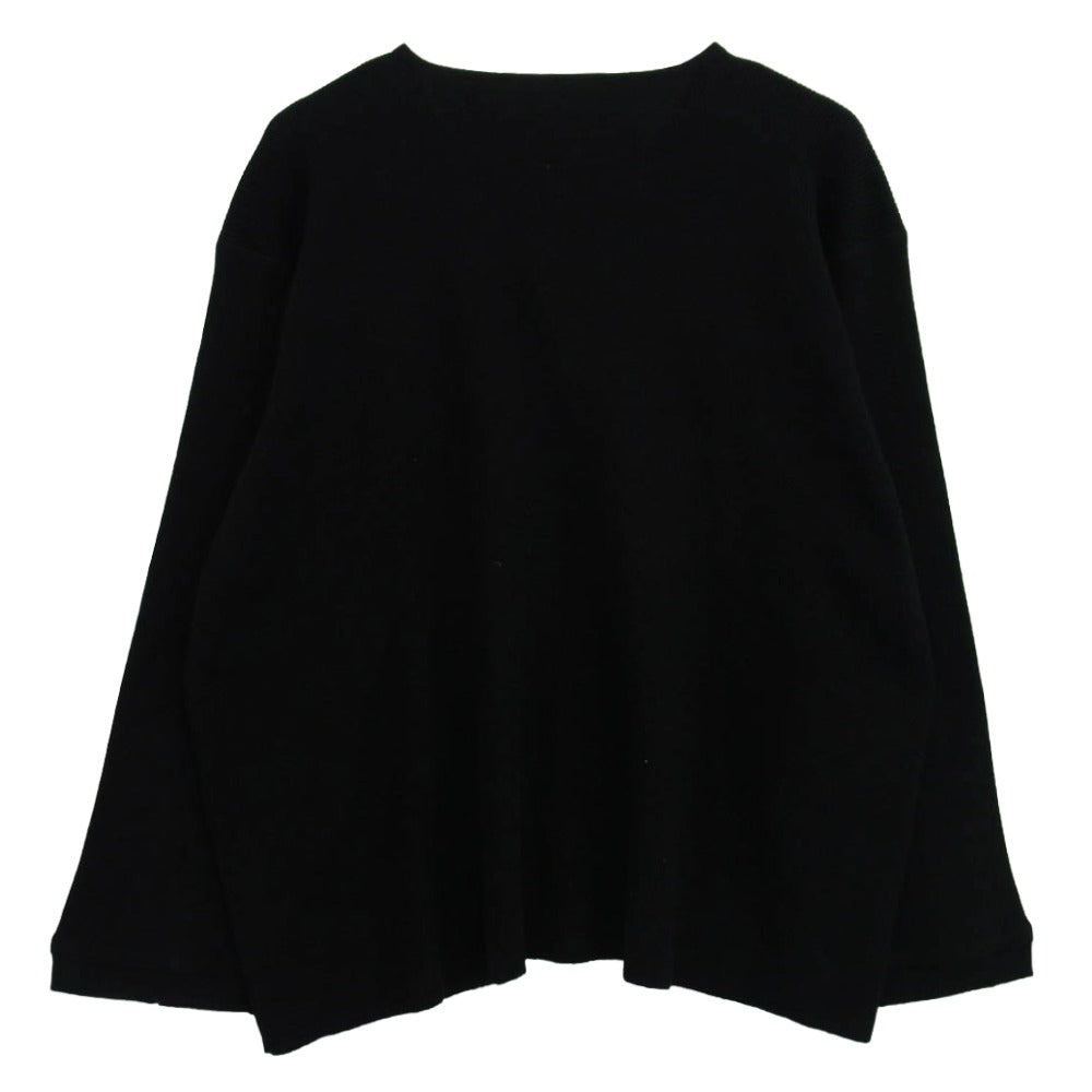 RALPH LAUREN ラルフローレン CASHMERE カシミア 100% ヘンリーネック ニット ブラック系 XXL【中古】