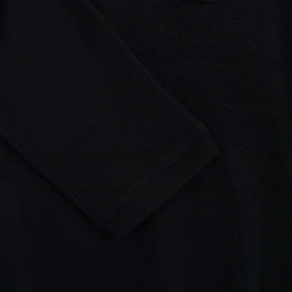 RALPH LAUREN ラルフローレン CASHMERE カシミア 100% ヘンリーネック ニット ブラック系 XXL【中古】
