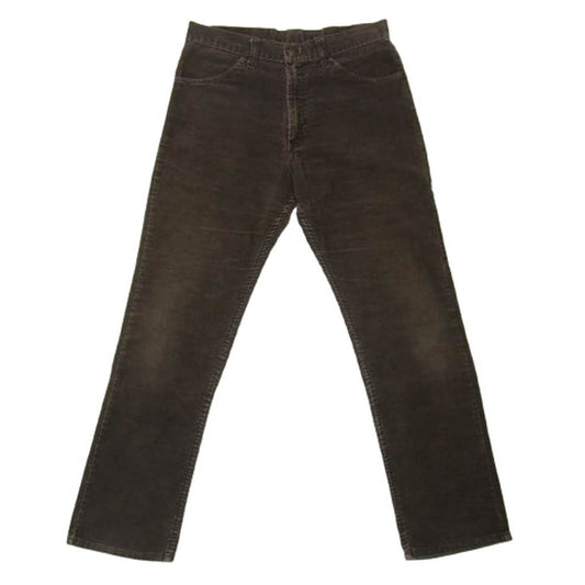 Levi's リーバイス USA製 ボタン裏刻印536 519 42TALON コーデュロイ パンツ ブラウン ブラウン系 W-31　L-30　【中古】