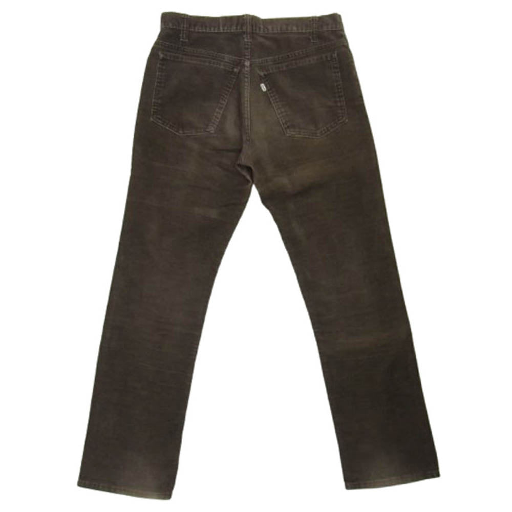 Levi's リーバイス USA製 ボタン裏刻印536 519 42TALON コーデュロイ パンツ ブラウン ブラウン系 W-31　L-30　【中古】