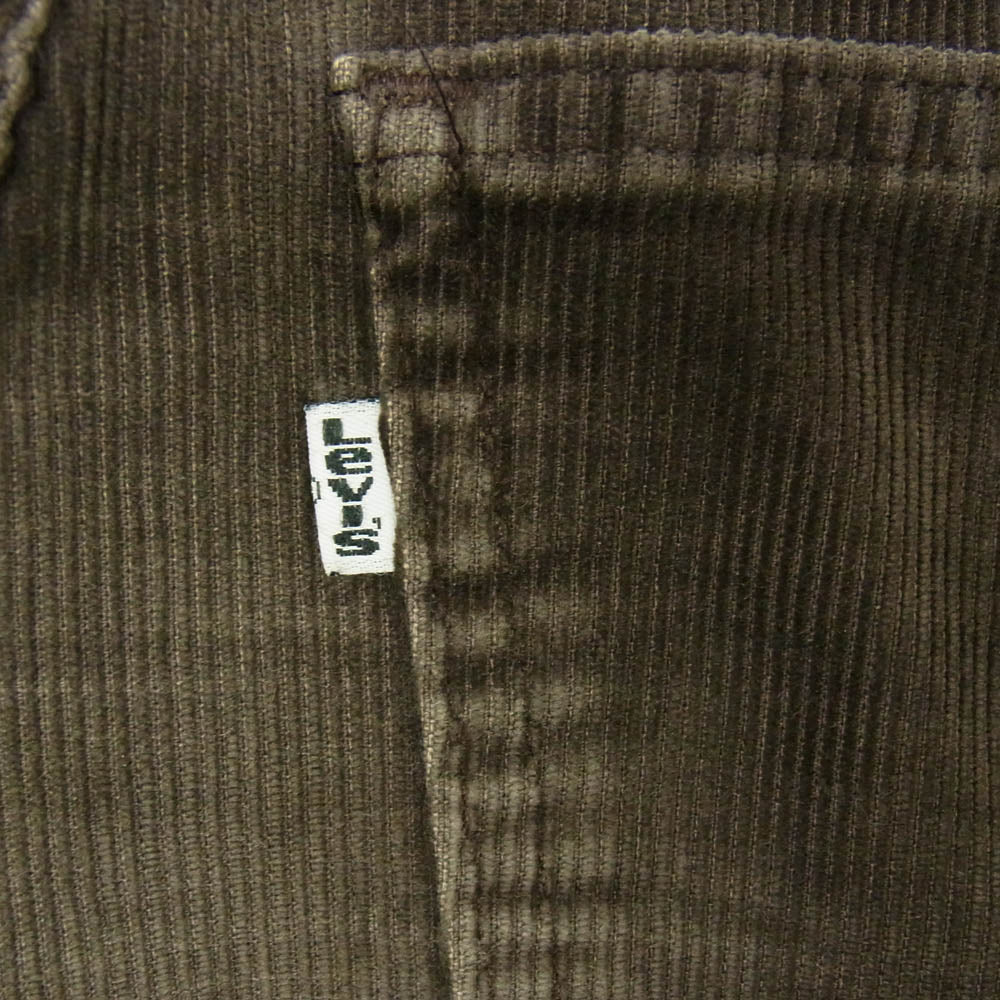 Levi's リーバイス USA製 ボタン裏刻印536 519 42TALON コーデュロイ パンツ ブラウン ブラウン系 W-31　L-30　【中古】