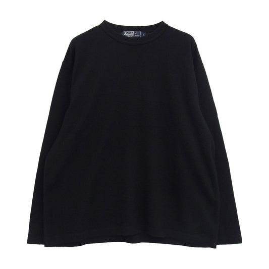 RALPH LAUREN ラルフローレン CASHMERE カシミア 100% ニット ブラック系 L【中古】