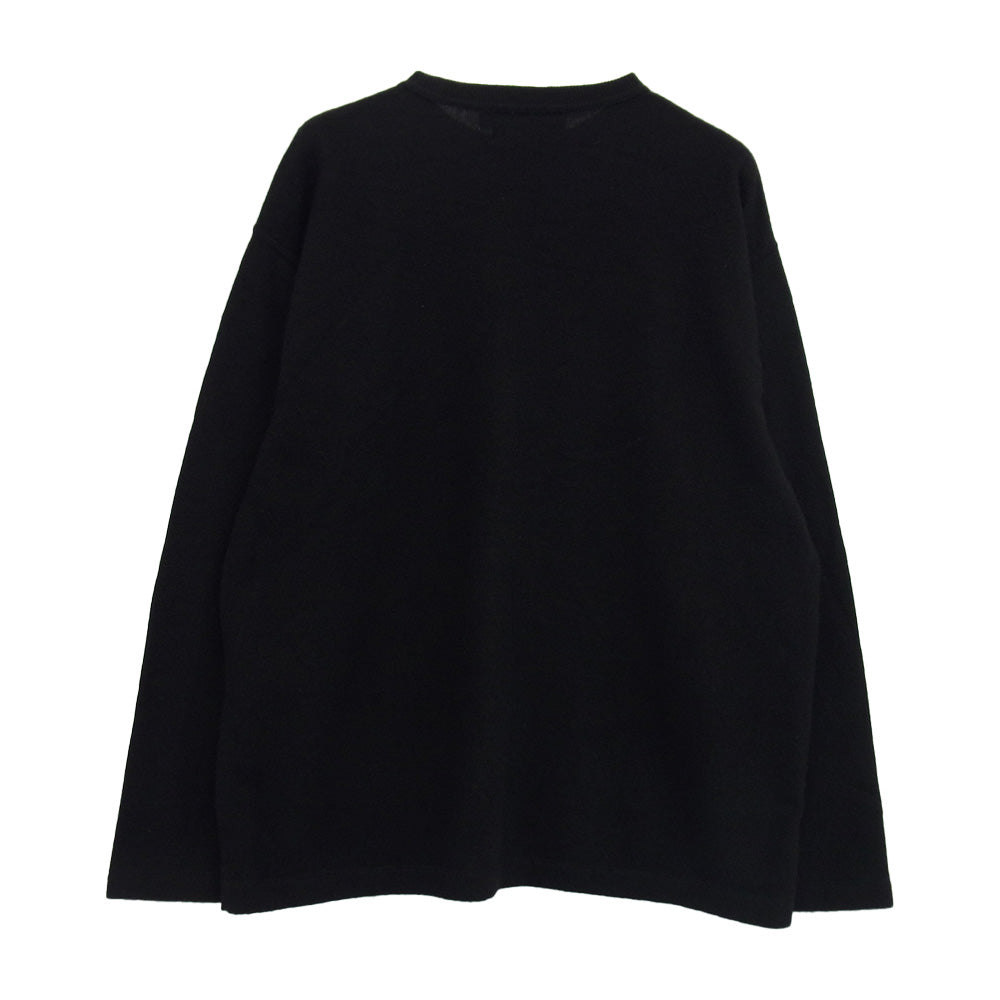 RALPH LAUREN ラルフローレン CASHMERE カシミア 100% ニット ブラック系 L【中古】