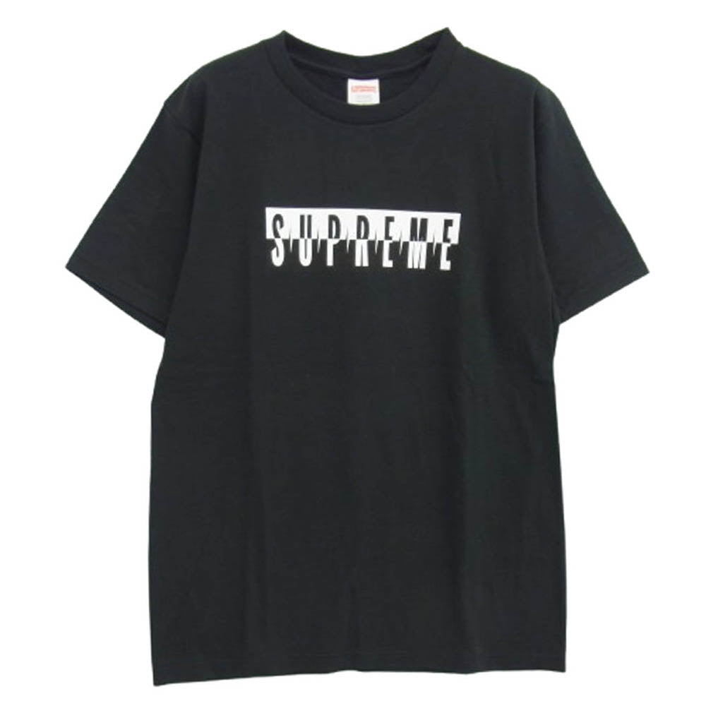 Supreme シュプリーム 25AW Split Tee スプリット 半袖Tシャツ ブラック系 S【極上美品】【中古】