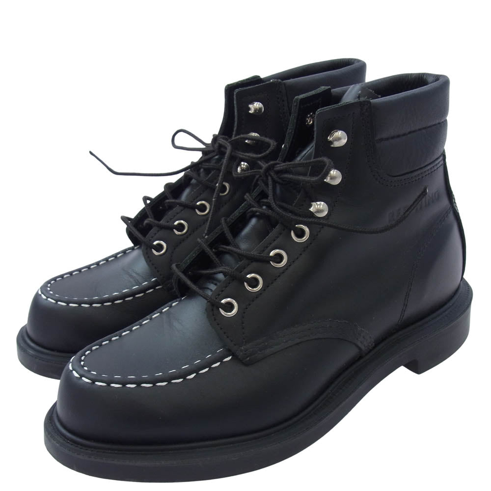 RED WING レッドウィング 8133 SUPERSOLE 6' MOC-TOE スーパーソール 6インチ モックトゥ ブーツ ブラック系 26cm【美品】【中古】