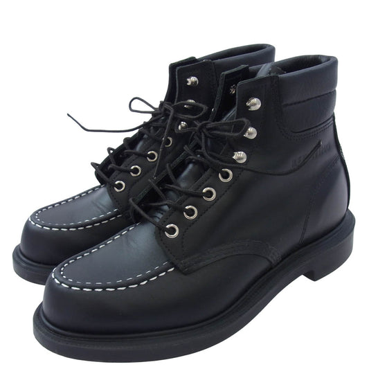 RED WING レッドウィング 8133 SUPERSOLE 6' MOC-TOE スーパーソール 6インチ モックトゥ ブーツ ブラック系 26cm【美品】【中古】