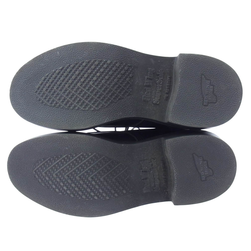 RED WING レッドウィング 8133 SUPERSOLE 6' MOC-TOE スーパーソール 6インチ モックトゥ ブーツ ブラック系 26cm【美品】【中古】