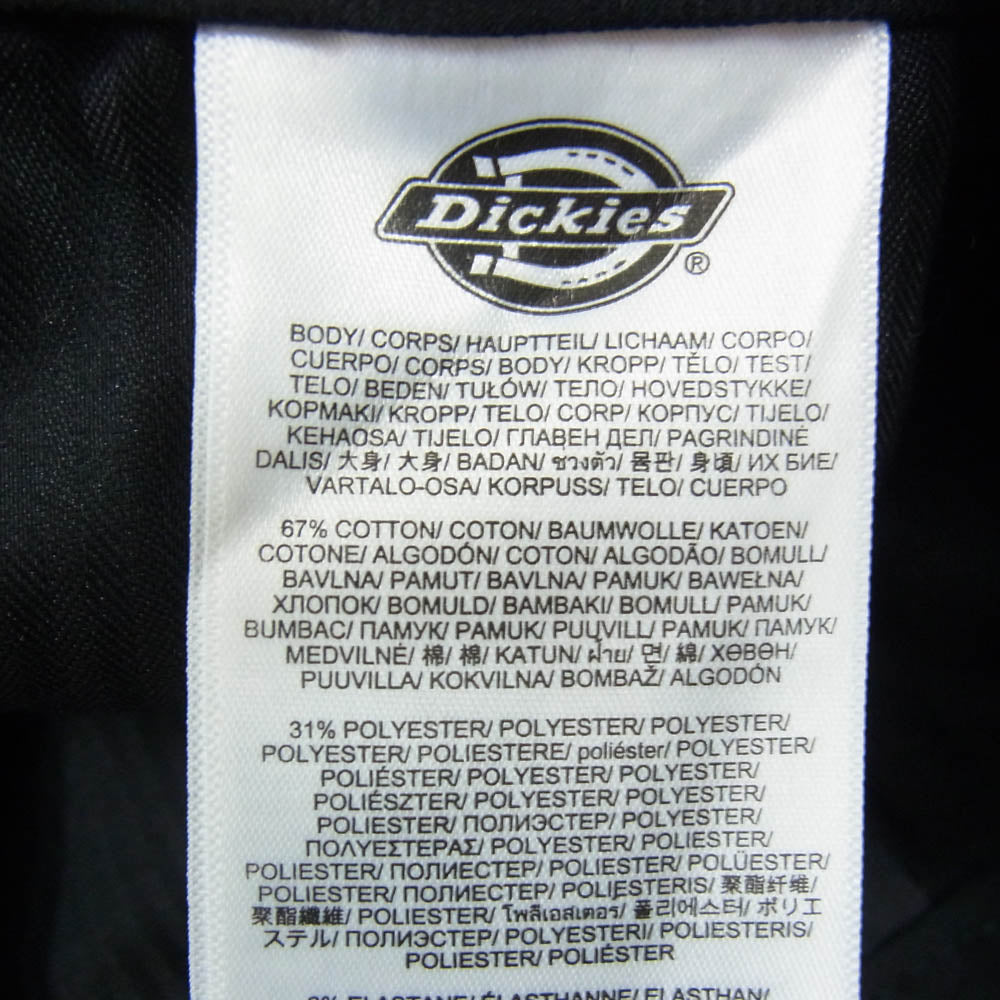 Dickies ディッキーズ DK0A8671 SKATEBOARDING Mike Anderson Flex Twill Pants フレックス ツイル ワーク パンツ ブラック系 36X32 【中古】