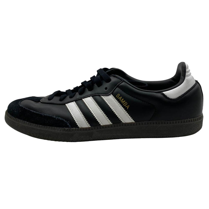 adidas アディダス B75807 Samba OG サンバ ローカット スニーカー ブラック系 29.5cm【中古】