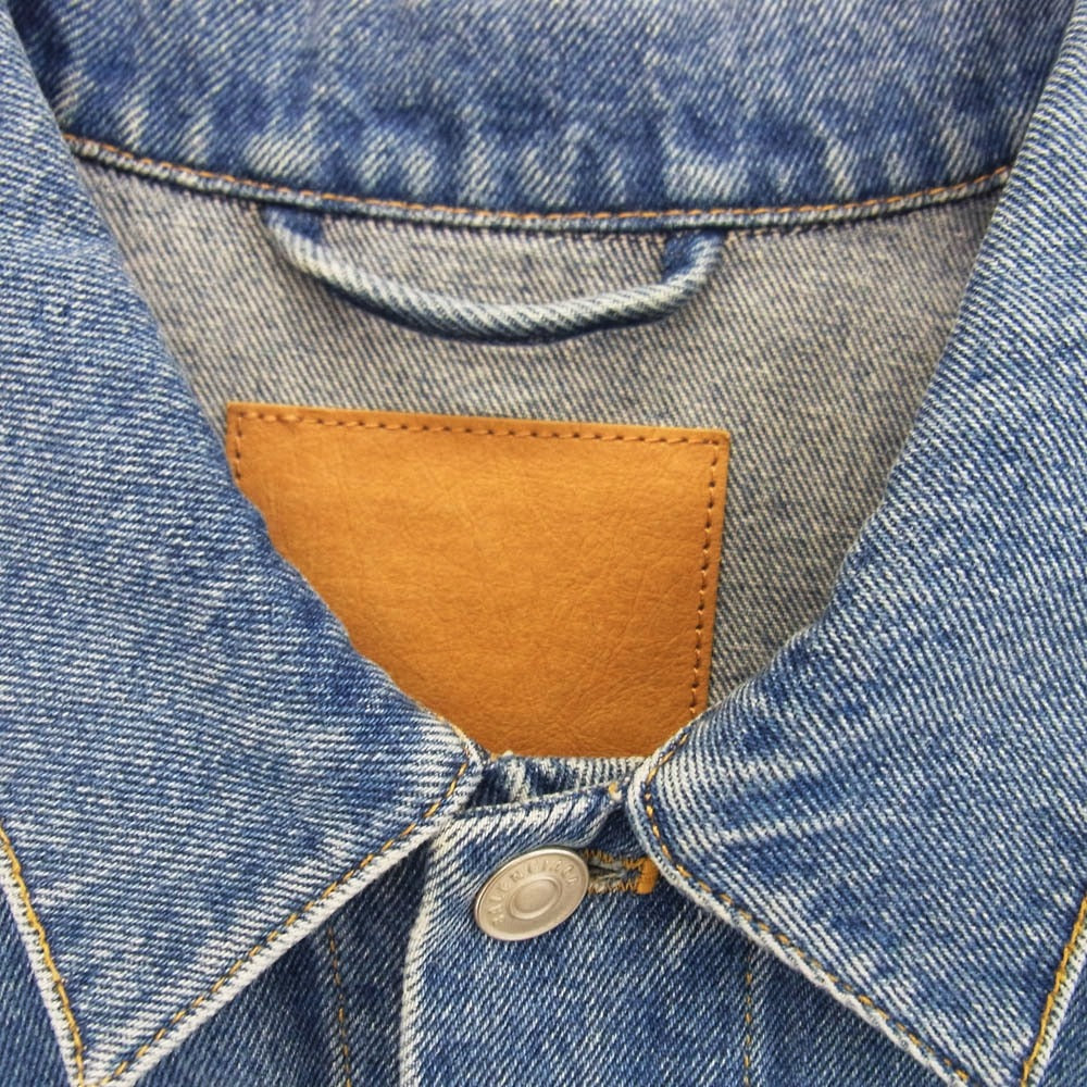 BALENCIAGA バレンシアガ 446443 TSB06 Swing Denim Jacket ARCHETYPE SINCE2016AW 再構築 スウィング デニム ジャケット インディゴブルー系 36【中古】