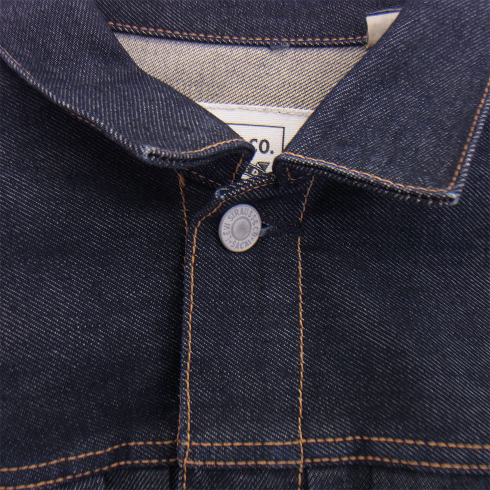 Sacai サカイ 17AW × LEVI’S リーバイス サイドジップ デニム ジャケット インディゴブルー系 S【美品】【中古】