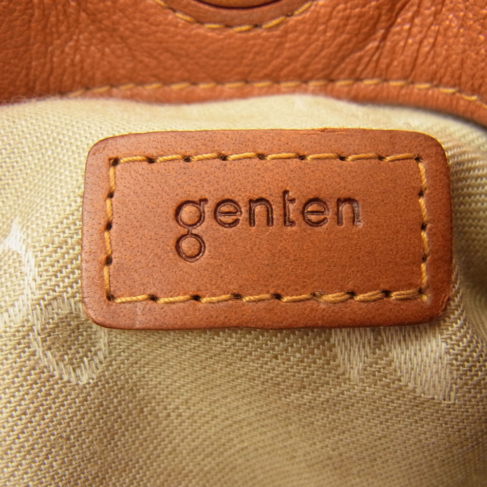 genten ゲンテン 44615-64 ベラヴィスタ 2way レザー ショルダー バッグ ブラウン系 表記なし【美品】【中古】