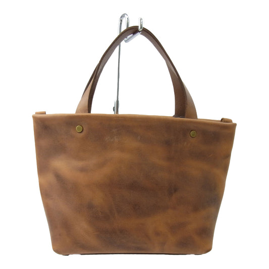 HERZ ヘルツ T-3 50周年記念 フツウ トート レザー バッグ ライトブラウン系 表記なし【美品】【中古】