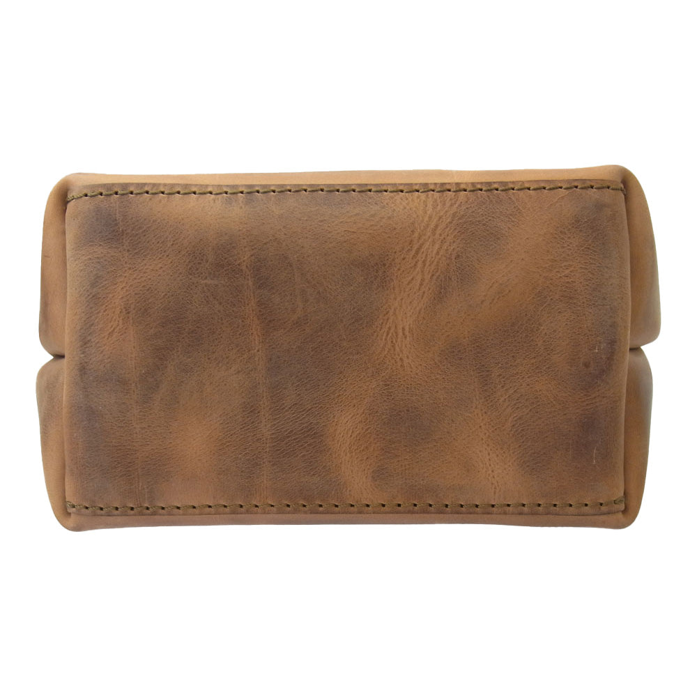 HERZ ヘルツ T-3 50周年記念 フツウ トート レザー バッグ ライトブラウン系 表記なし【美品】【中古】