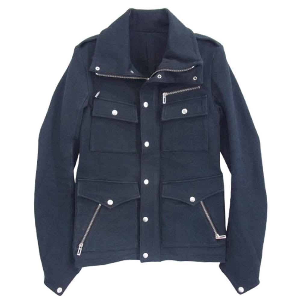 シックス K-10-0302 ヘビーウェイト ミリタリージャケット ブラック系 48【中古】