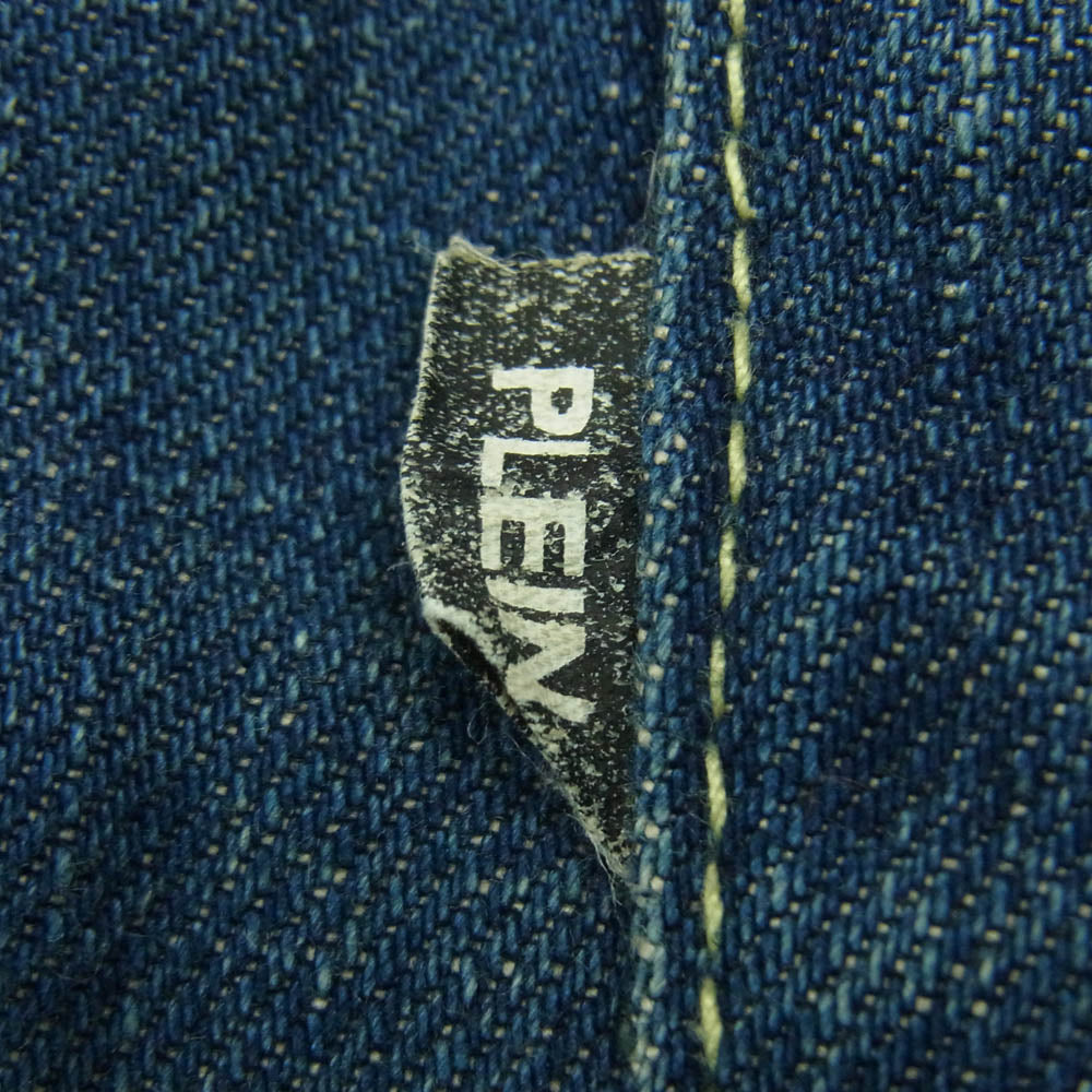 PLEIN プレーン ダメージ リペア加工 デニム パンツ インディゴブルー系 サイズ表記なし【中古】