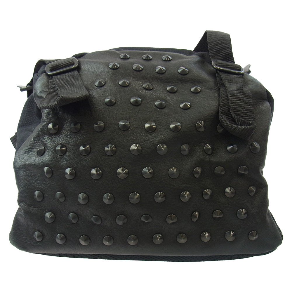 PLEIN プレーン 12AW × MSPC マスターピース スタッズデザイン リュック バックパック ブラック系【中古】