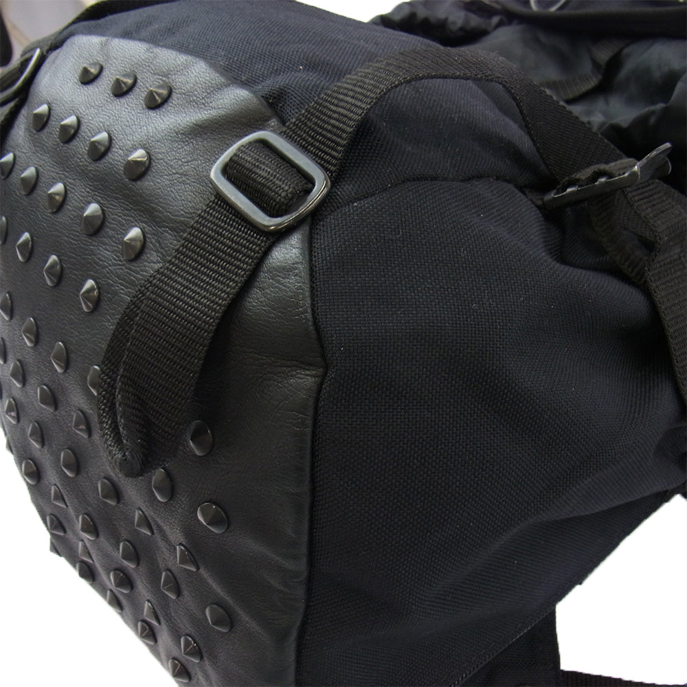 PLEIN プレーン 12AW × MSPC マスターピース スタッズデザイン リュック バックパック ブラック系【中古】