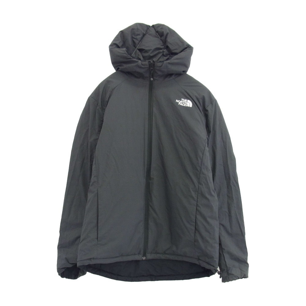 THE NORTH FACE ノースフェイス NY81979 Reversible Anytime Insulated Hoodie リバーシブル エニータイム インサレーテッド フーディ 中綿 ジャケット ブラック系 L【中古】