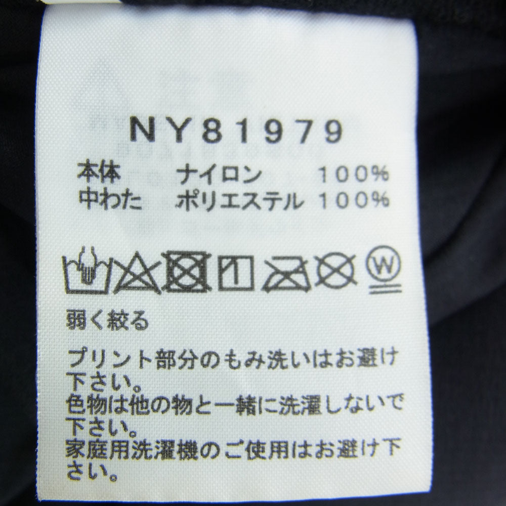 THE NORTH FACE ノースフェイス NY81979 Reversible Anytime Insulated Hoodie リバーシブル エニータイム インサレーテッド フーディ 中綿 ジャケット ブラック系 L【中古】