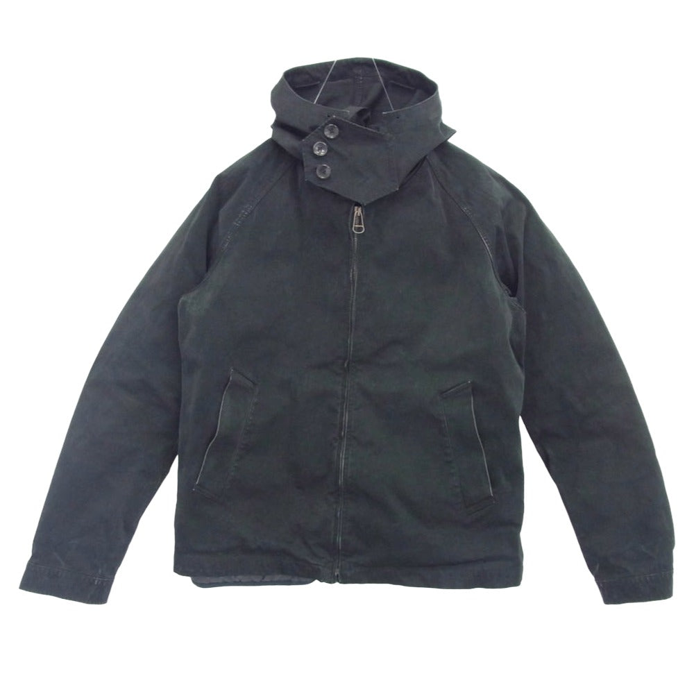 テンシー TC-J0102 ANORAK ライナー付き 高密度ナイロン ベンタイルミリクロス ミリタリー アノラック ジャケット ブラック系 B7/7【美品】【中古】
