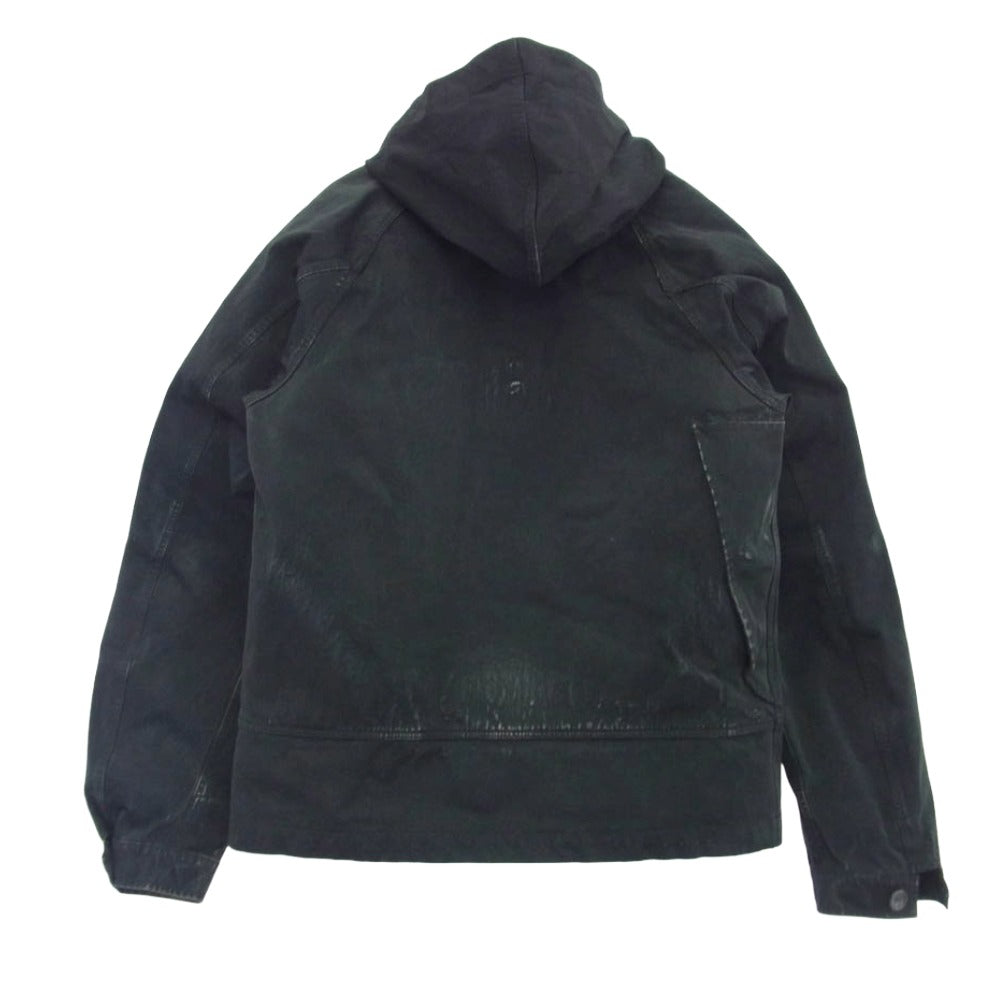 テンシー TC-J0102 ANORAK ライナー付き 高密度ナイロン ベンタイルミリクロス ミリタリー アノラック ジャケット ブラック系 B7/7【美品】【中古】
