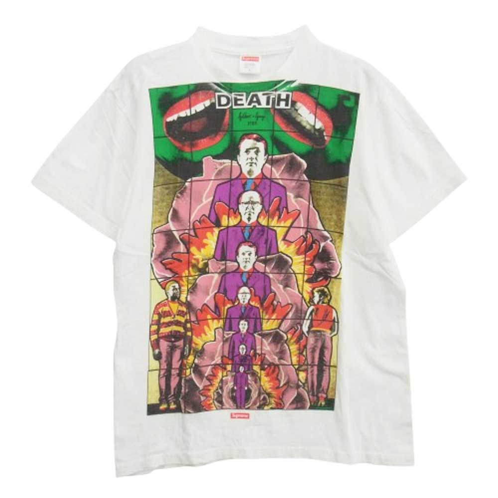Supreme シュプリーム 19SS Gilbert & George DEATH Tee デス 半袖 Tシャツ マルチカラー系 S【中古】
