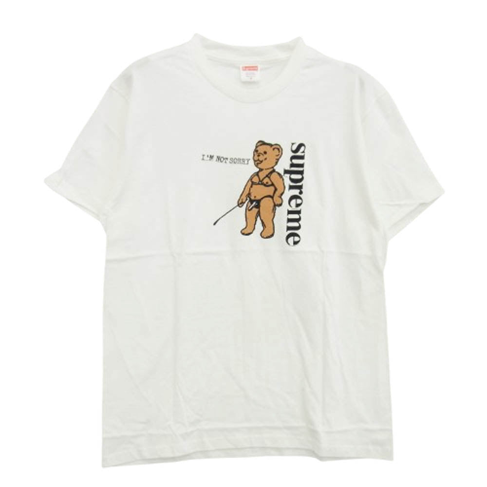 Supreme シュプリーム 21SS I'm not sorry Tee アイムノットソーリー 半袖 Tシャツ ホワイト系 M【極上美品】【中古】