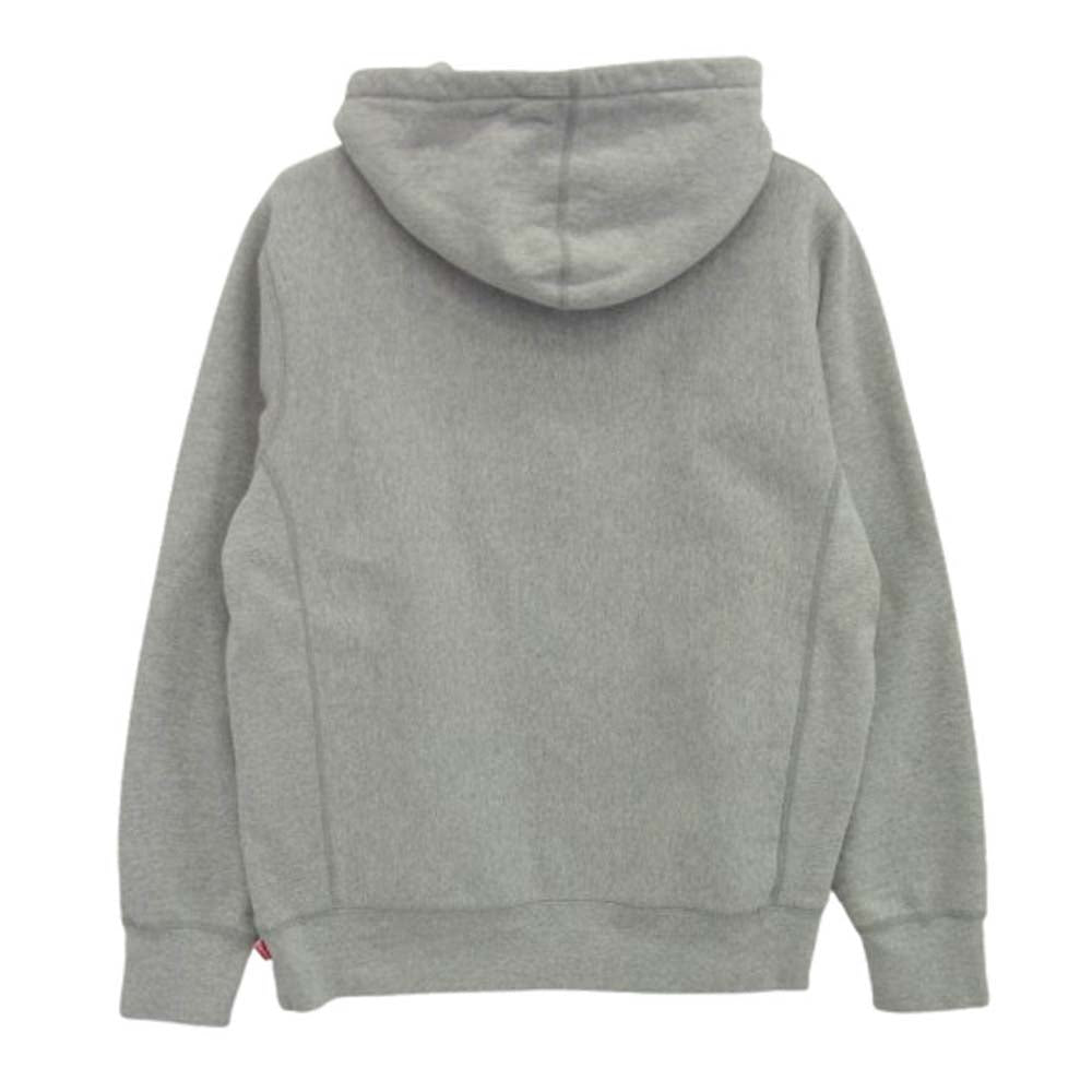 Supreme シュプリーム 19AW Bandana Box Logo Hooded Sweatshirt バンダナ ボックスロゴ フーデッド スウェットシャツ プルオーバー パーカー フーディー グレー系 M【中古】