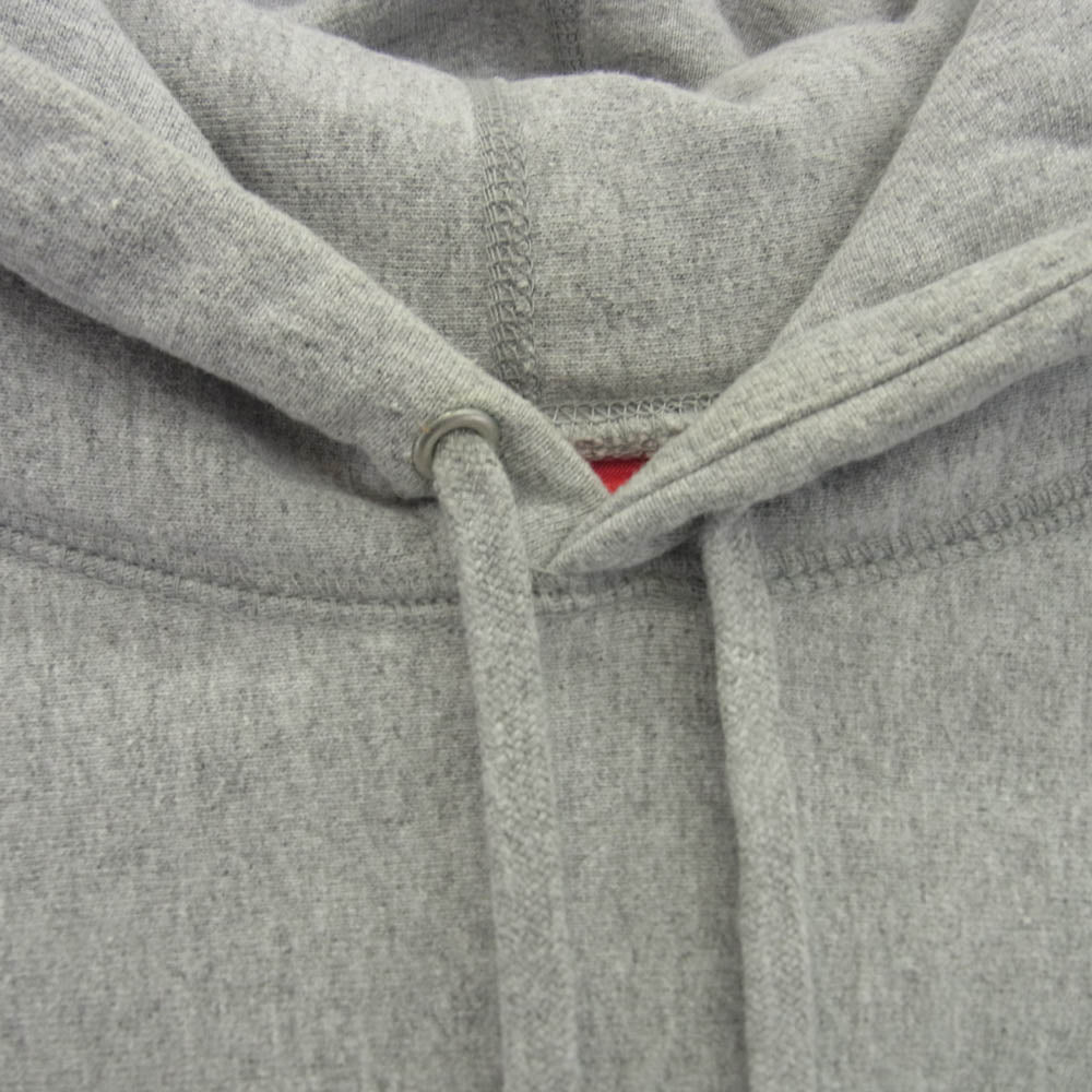 Supreme シュプリーム 19AW Bandana Box Logo Hooded Sweatshirt バンダナ ボックスロゴ フーデッド スウェットシャツ プルオーバー パーカー フーディー グレー系 M【中古】