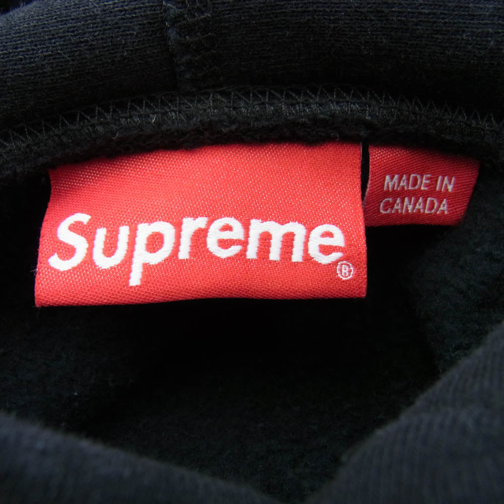 Supreme シュプリーム 17AW Box Logo Hooded Sweatshirt ボックスロゴ フーデッド スウェットシャツ プルオーバー パーカー フーディー ブラック系 M【中古】
