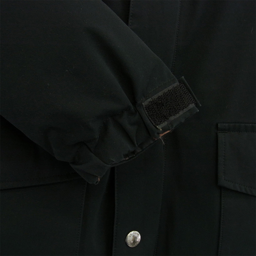 uniform experiment ユニフォームエクスペリメント 18AW UE-189043 REVERSIBLE HOODED DOWN BLOUSON リバーシブル フーデッド ダウンジャケット ブルゾン ブラック系 1【中古】