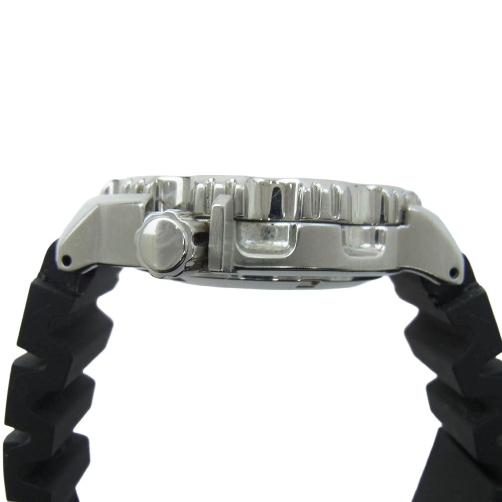 SEIKO セイコー SKX779KG 7S26-0350 ダイバーズ ブラックモンスター 自動巻き ウォッチ 腕時計 シルバー系【中古】