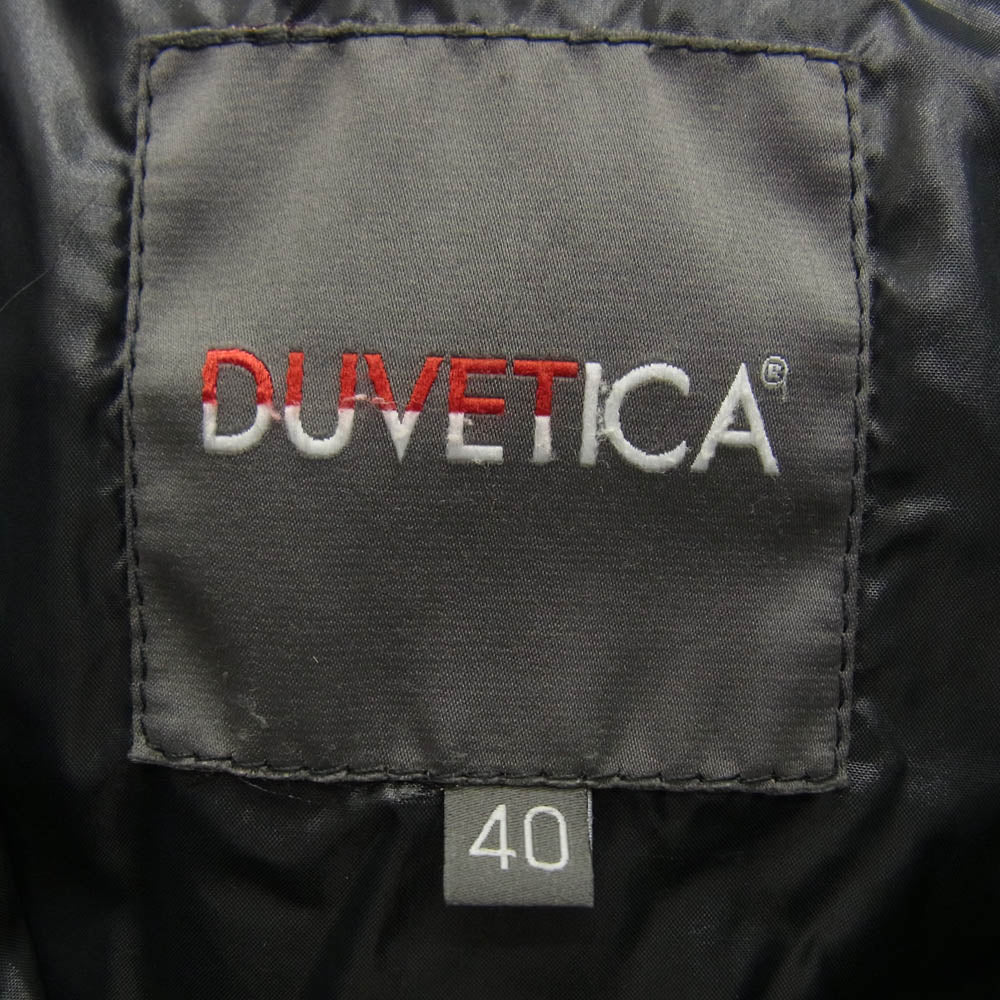DUVETICA デュベティカ Adhara アダラ フーディ ダウンジャケット ブラック系 40【中古】