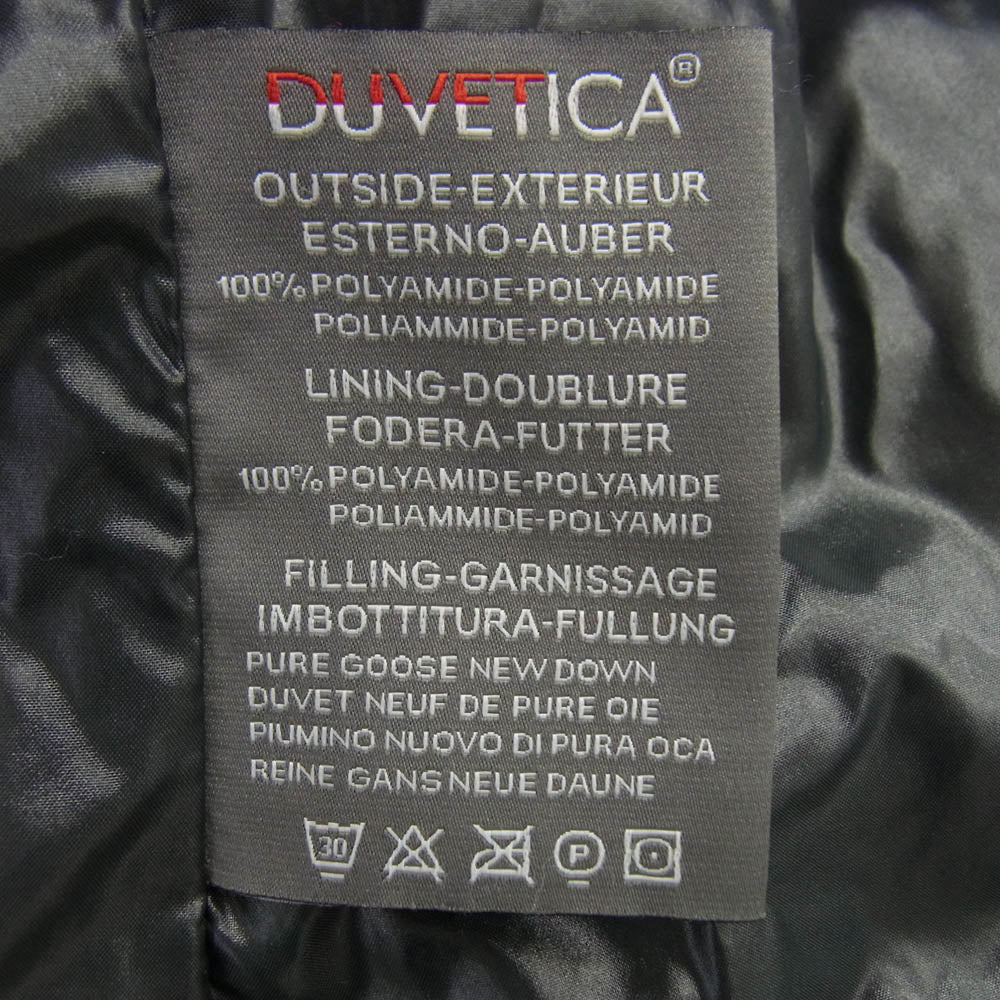 DUVETICA デュベティカ Adhara アダラ フーディ ダウンジャケット ブラック系 40【中古】