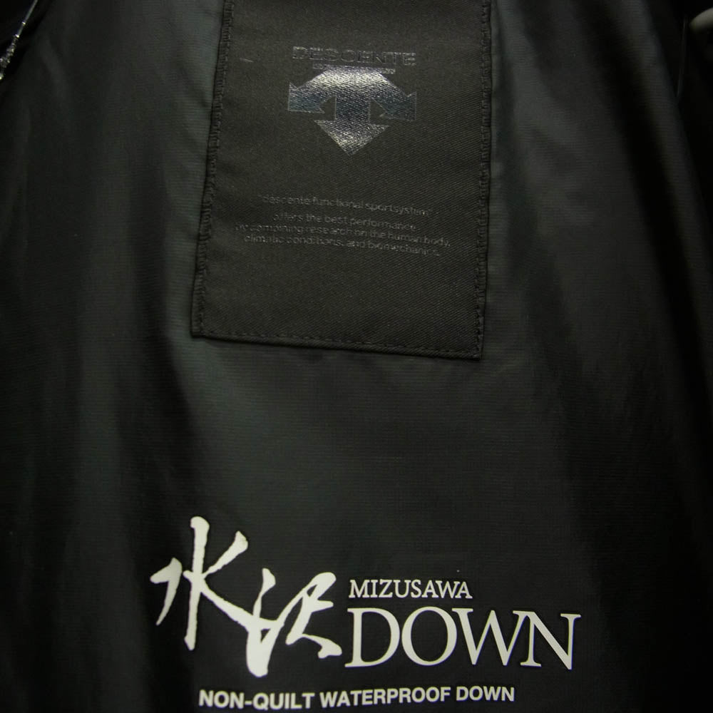 DESCENTE デサント DAWSGK43U ALLTERRAIN MIZUSAWA DOWN COAT ”ANCHORーHC” 水沢ダウンコート アンカーハーフコート ダウンコート ブラック系 L【美品】【中古】