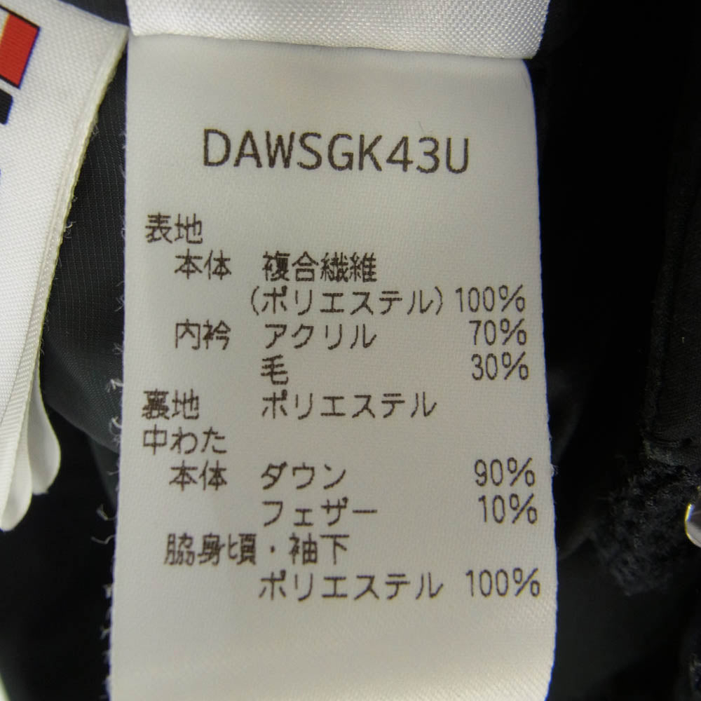DESCENTE デサント DAWSGK43U ALLTERRAIN MIZUSAWA DOWN COAT ”ANCHORーHC” 水沢ダウンコート アンカーハーフコート ダウンコート ブラック系 L【美品】【中古】