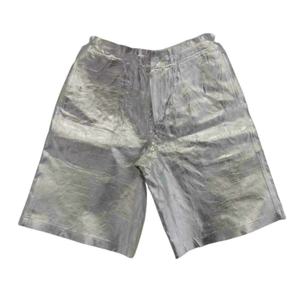 COMME des GARCONS HOMME PLUS コムデギャルソンオムプリュス 21SS PG-T028 メタリック加工 シルバーコーティング 製品加工 ショーツ ハーフパンツ シルバー系 M【中古】