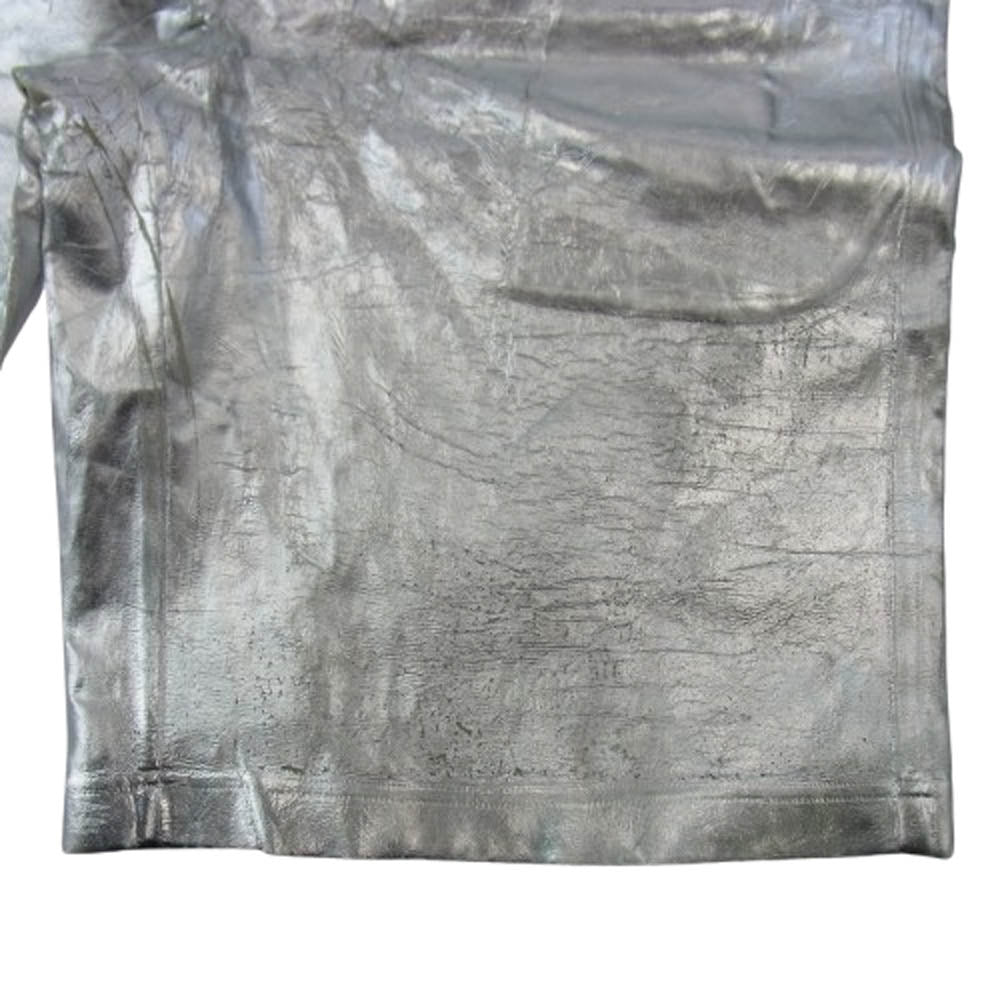 COMME des GARCONS HOMME PLUS コムデギャルソンオムプリュス 21SS PG-T028 メタリック加工 シルバーコーティング 製品加工 ショーツ ハーフパンツ シルバー系 M【中古】