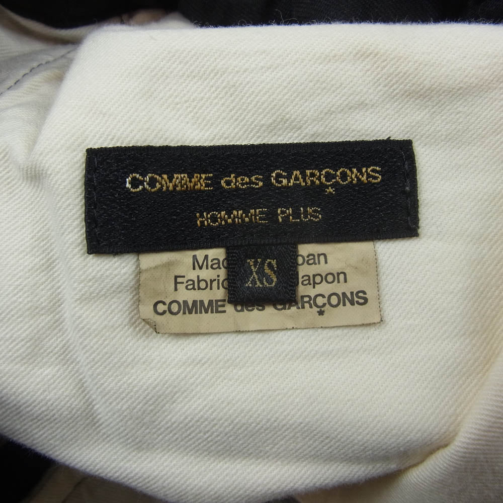 COMME des GARCONS HOMME PLUS コムデギャルソンオムプリュス 20SS PC-P081 ポリ縮絨 イージー ショーツ ハーフパンツ ブラック系 XS【中古】